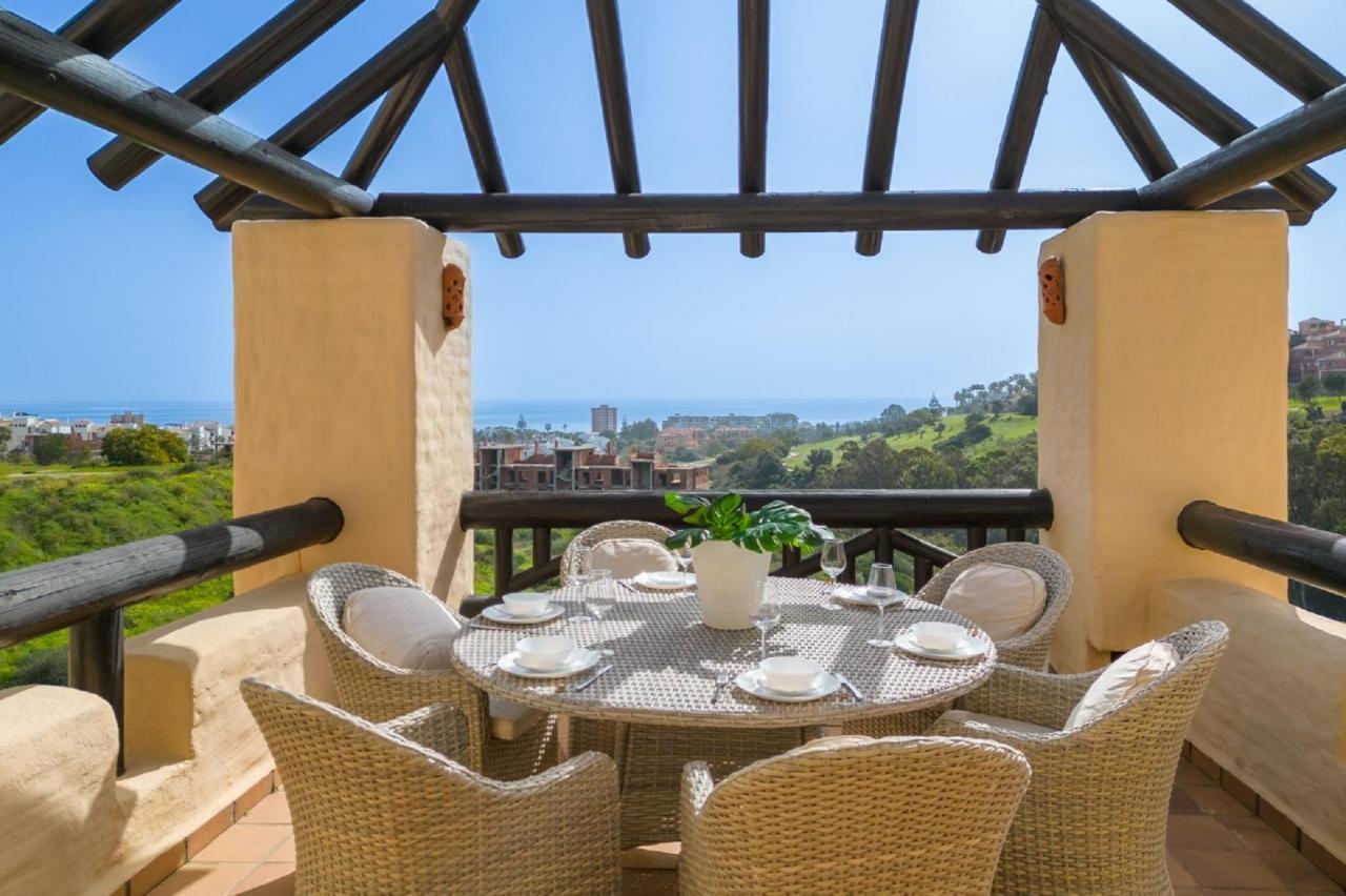 15 First Line Penthouse With Wonderful Seaview Near Duquesa Golf Manilva Andalucia Leilighet Eksteriør bilde