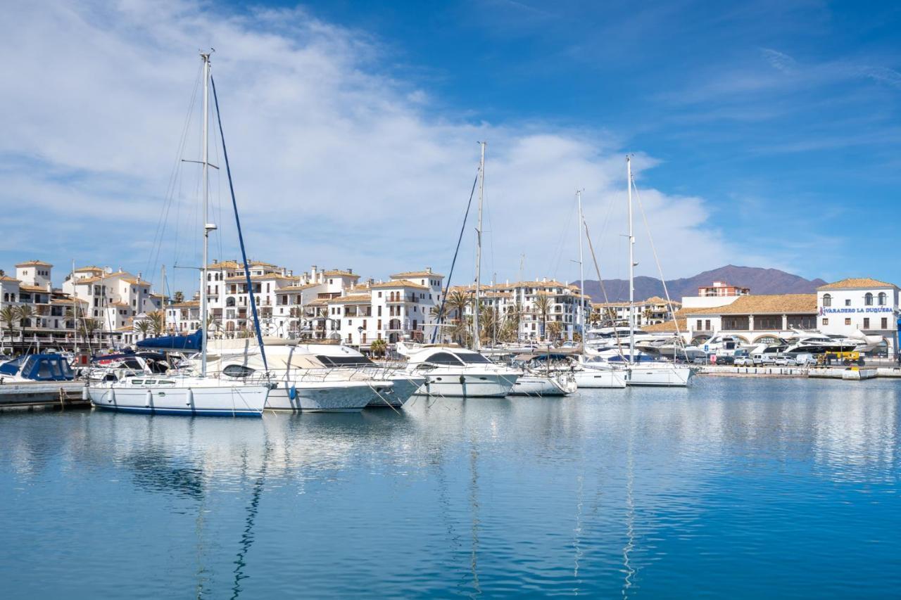 15 First Line Penthouse With Wonderful Seaview Near Duquesa Golf Manilva Andalucia Leilighet Eksteriør bilde
